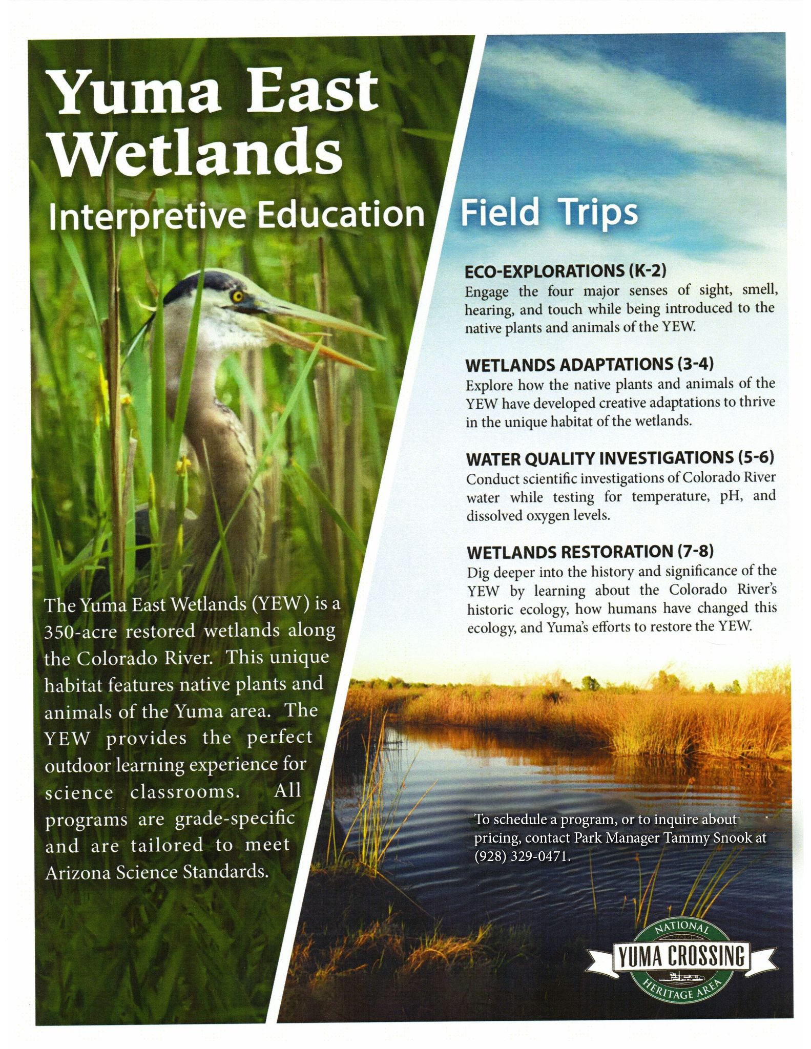 Field trips to Colorado River State Historic Park Arizona State Parks